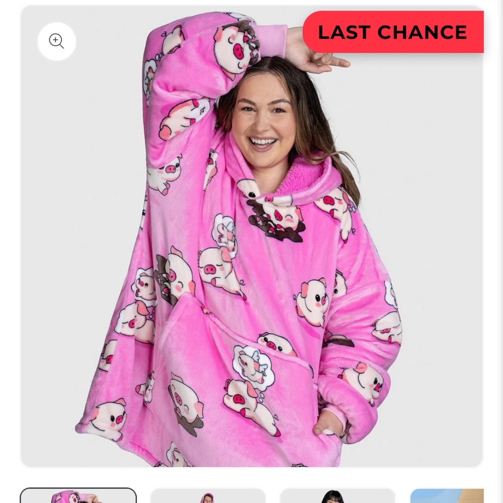Original OODIE in last chance pink pig